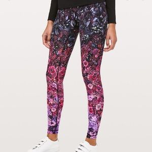 Wunder Under High-Rise Tight Nulux 28" $128 In Bloom Wunder Under Multi